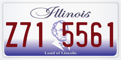 IL license plate Z715561