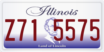 IL license plate Z715575