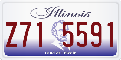 IL license plate Z715591