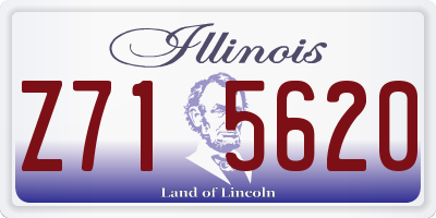 IL license plate Z715620