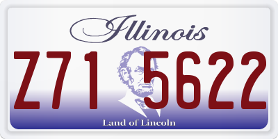 IL license plate Z715622