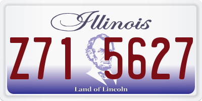 IL license plate Z715627