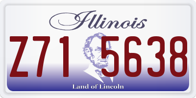 IL license plate Z715638