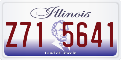 IL license plate Z715641