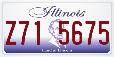 IL license plate Z715675