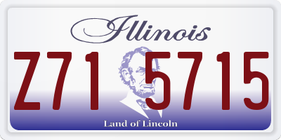 IL license plate Z715715