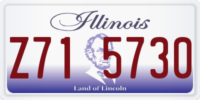 IL license plate Z715730