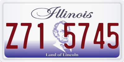 IL license plate Z715745