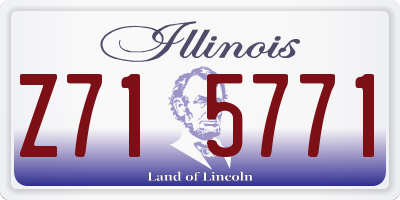 IL license plate Z715771