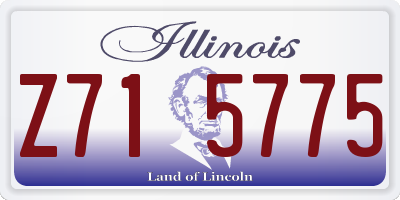IL license plate Z715775