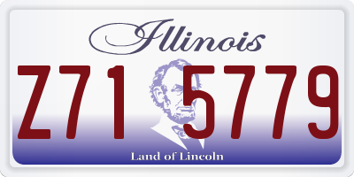 IL license plate Z715779