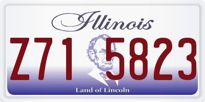 IL license plate Z715823