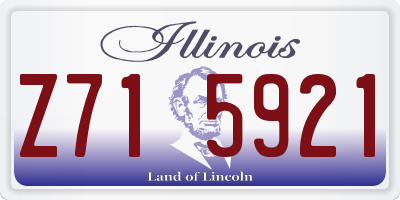 IL license plate Z715921