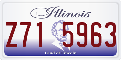 IL license plate Z715963