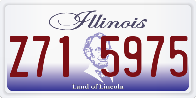 IL license plate Z715975