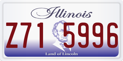 IL license plate Z715996