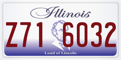 IL license plate Z716032