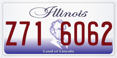 IL license plate Z716062