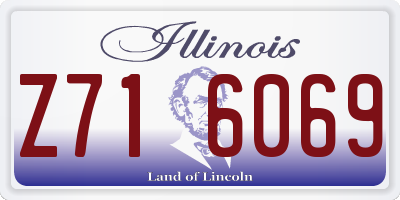 IL license plate Z716069