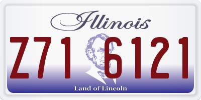 IL license plate Z716121