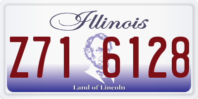 IL license plate Z716128