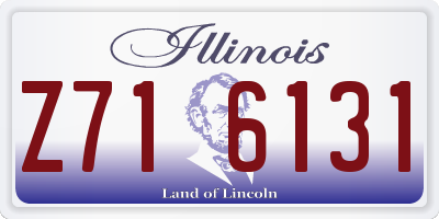 IL license plate Z716131