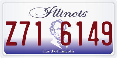 IL license plate Z716149