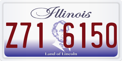 IL license plate Z716150