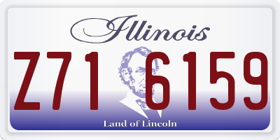 IL license plate Z716159