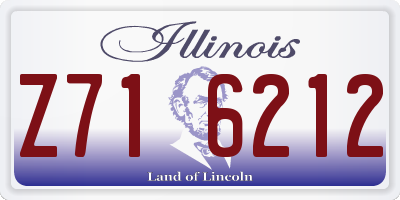 IL license plate Z716212