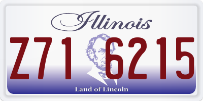IL license plate Z716215