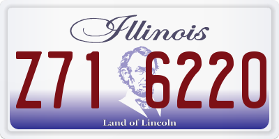 IL license plate Z716220