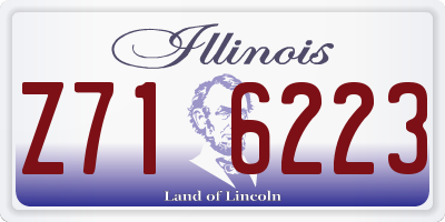 IL license plate Z716223