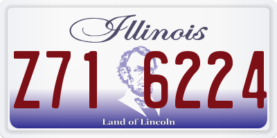 IL license plate Z716224