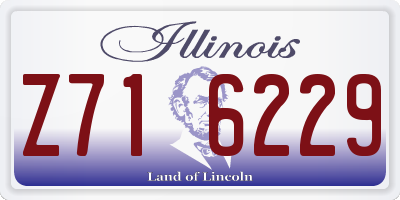 IL license plate Z716229
