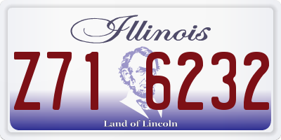 IL license plate Z716232