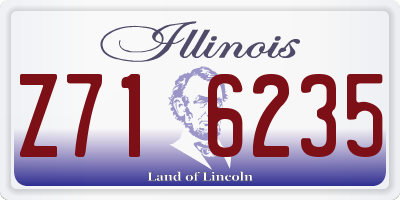 IL license plate Z716235
