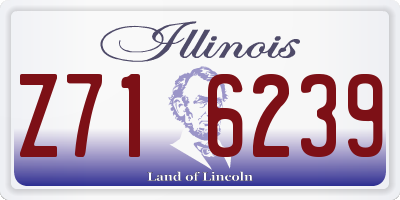 IL license plate Z716239