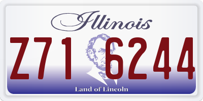 IL license plate Z716244