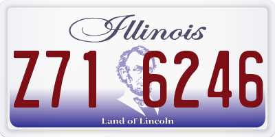 IL license plate Z716246