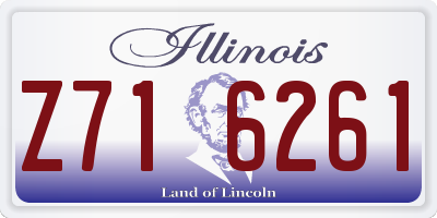 IL license plate Z716261