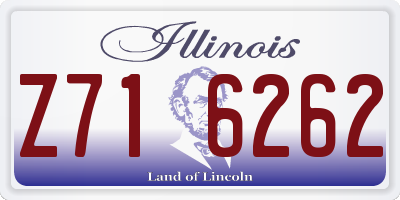 IL license plate Z716262