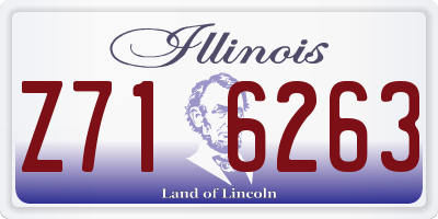 IL license plate Z716263