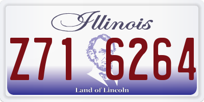 IL license plate Z716264