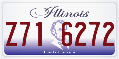 IL license plate Z716272