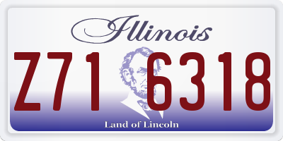 IL license plate Z716318