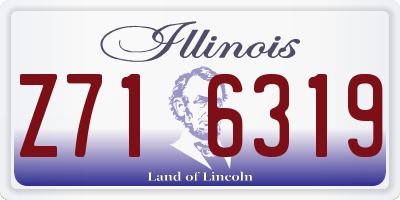 IL license plate Z716319