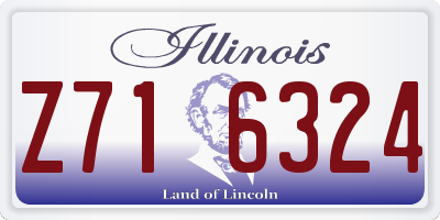 IL license plate Z716324