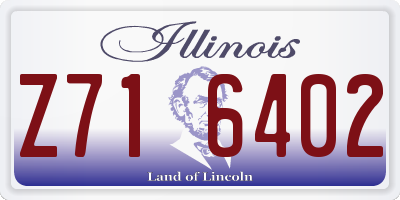 IL license plate Z716402