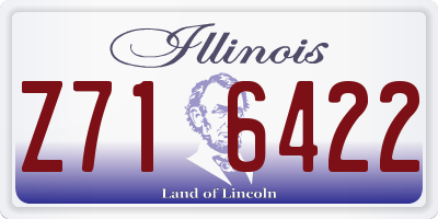 IL license plate Z716422